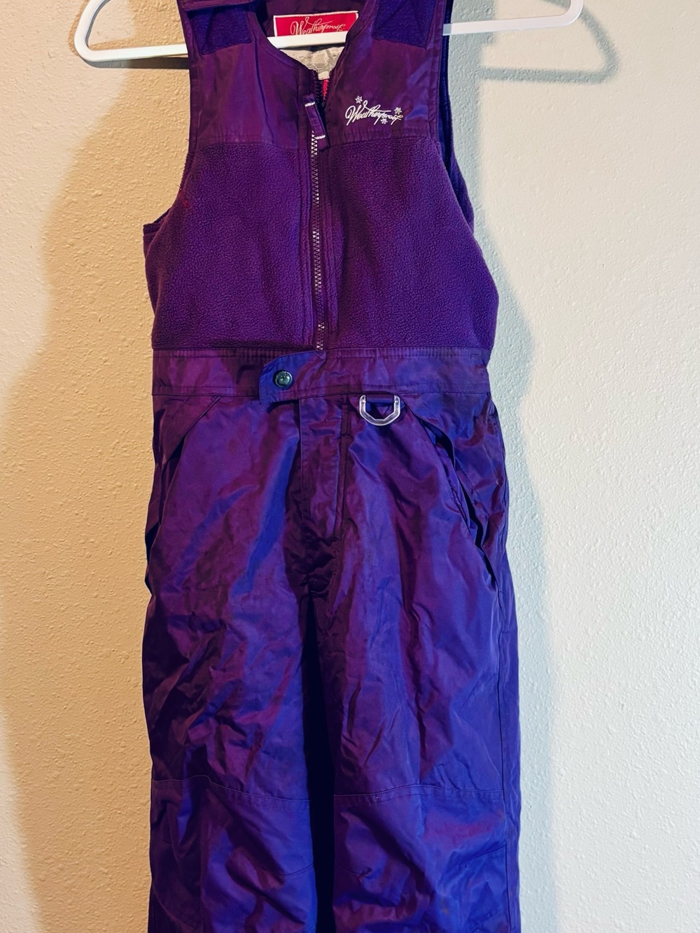 Weatherproof Purple Kids' Snow Overalls